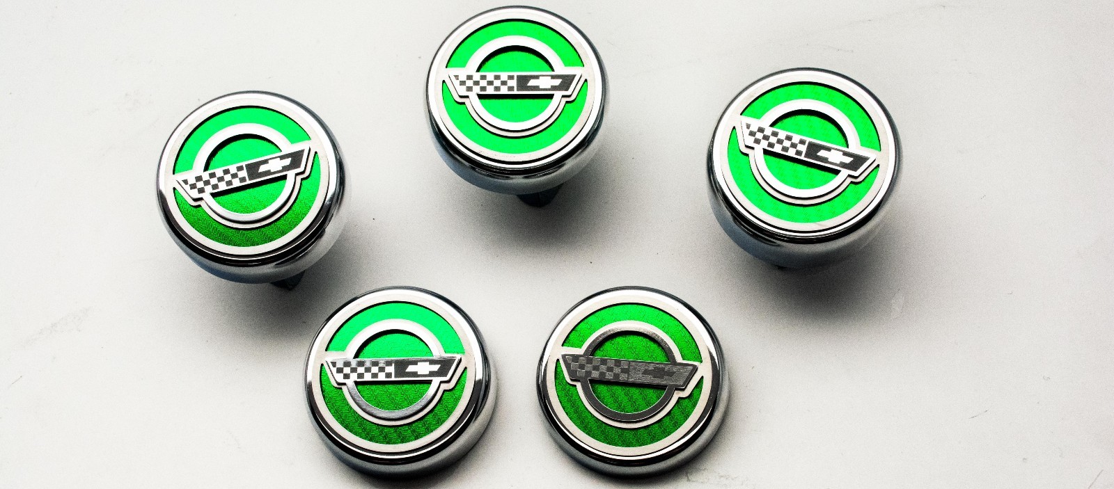 1984-1996 Corvette C4 Cap - 5pc Automatic Cap Cover Set 1984-1996 Corvette C4 Cap - 5pc Automatic Cap Cover Set