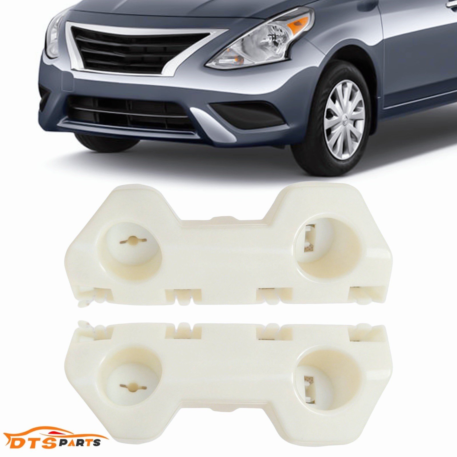 Pair Front Bumper Brackets For Nissan Versa 2012 2013 2014-2018 2019 622243BA0A