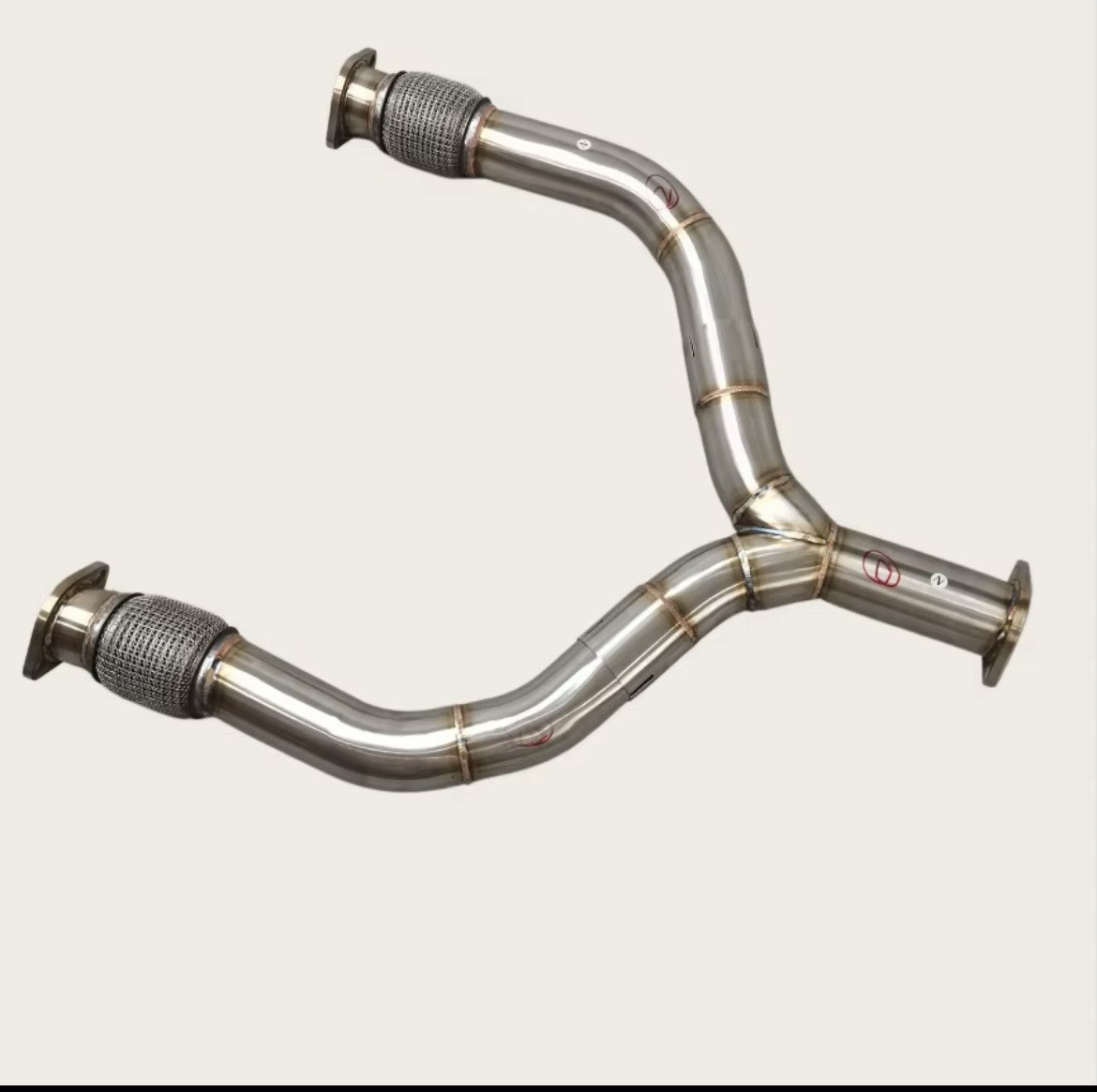 3-inch Stainless Steel Performance Exhaust Y-pipe For 3.0t Infiniti Engine