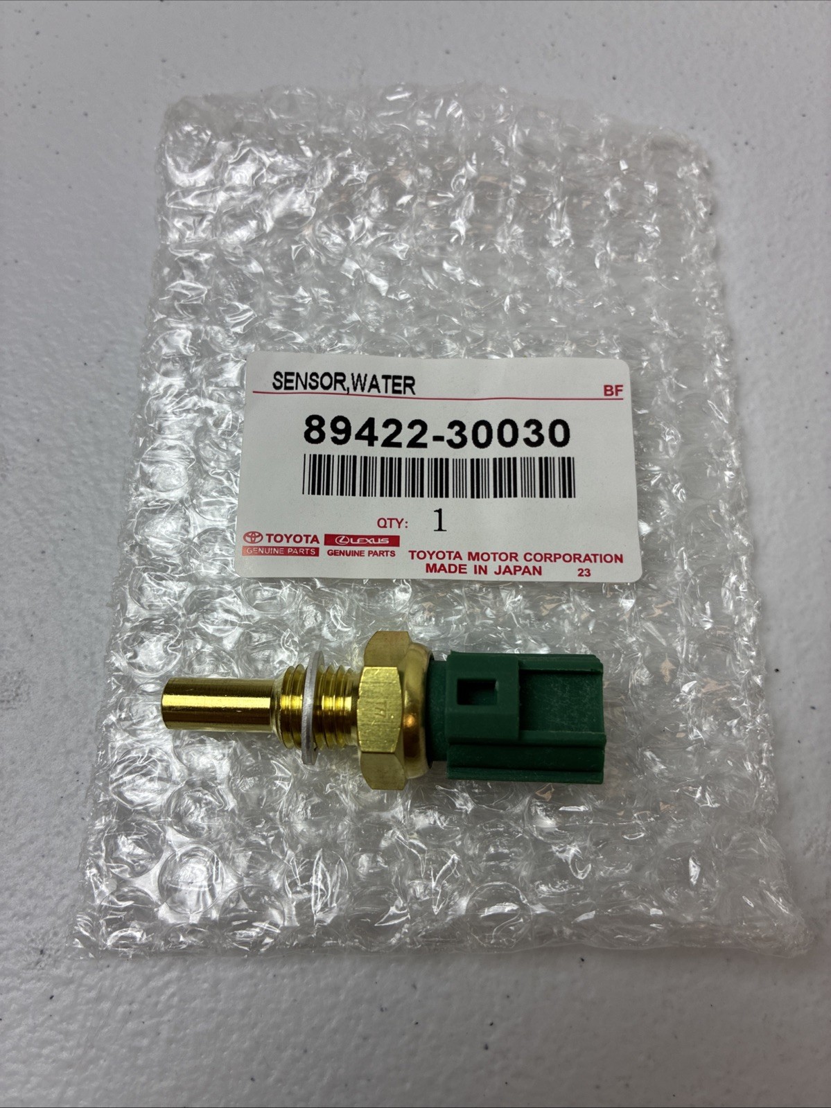 GENUINE TOYOTA LEXUS ENGINE COOLANT WATER TEMPERATURE SENSOR 89422-30030 Gasket GENUINE TOYOTA LEXUS ENGINE COOLANT WATER TEMPERATURE SENSOR 89422-30030 Gasket