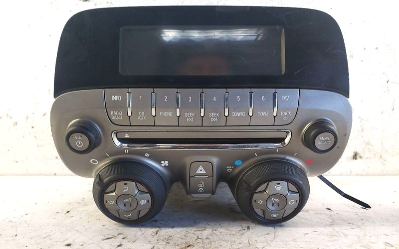 2010-2012 Chevrolet Camaro Climate Radio Control Panel W/heated seat OEM