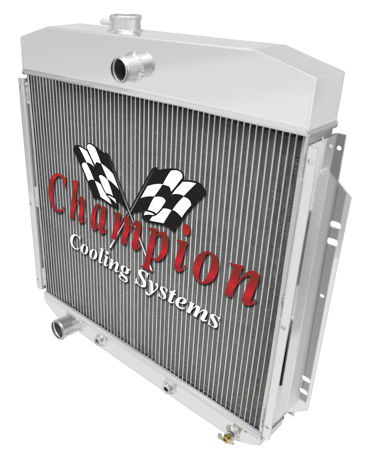 1957 - 1960 Ford F-100 3 Row Jamn Champion Radiator 1957 - 1960 Ford F-100 3 Row Jamn Champion Radiator