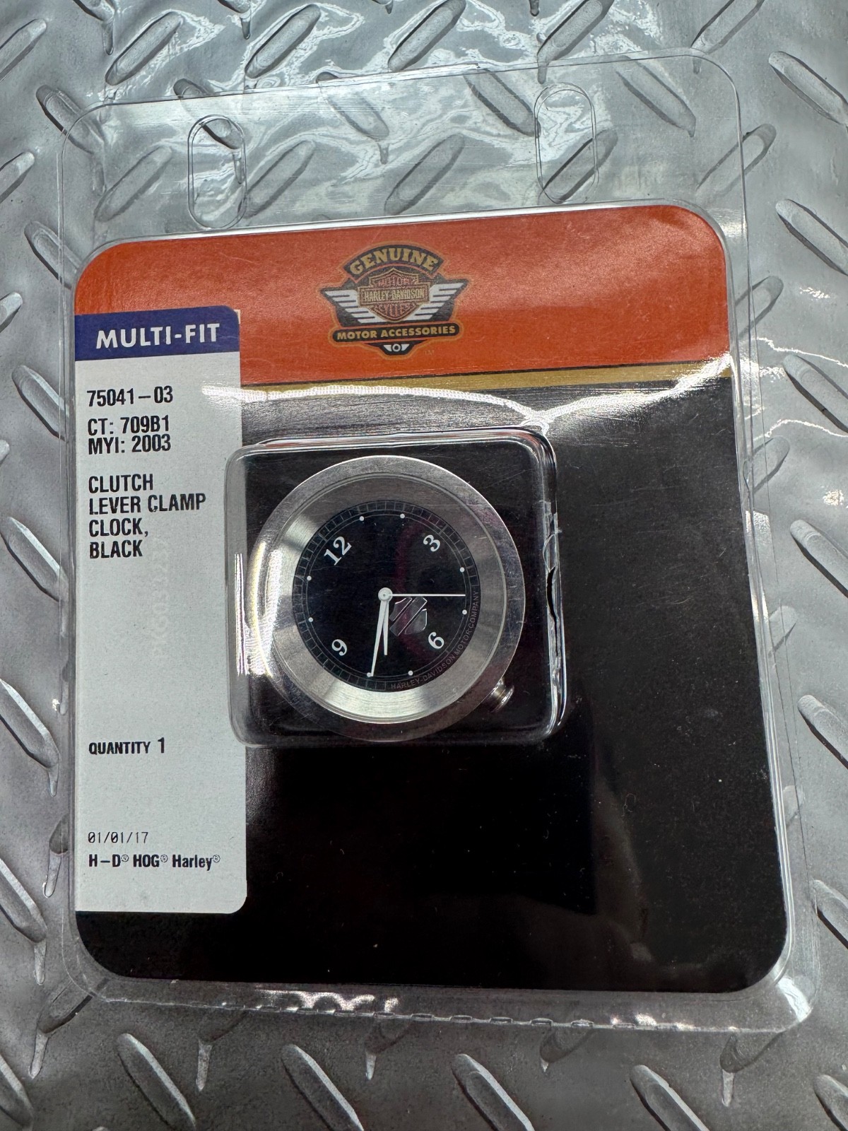 OEM Harley-Davidson Handlebar Clock Module with Bracket Black Face 75041-03 🇺🇸 OEM Harley-Davidson Handlebar Clock Module with Bracket Black Face 75041-03 🇺🇸