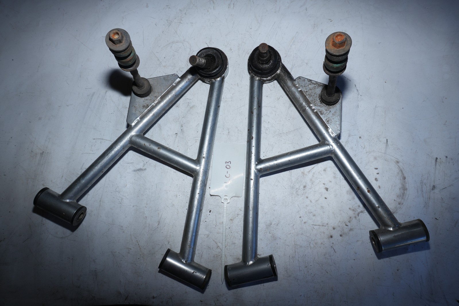 99-04 Mustang UPR Tubular Front Control Arms Perchless Pair SKU LC