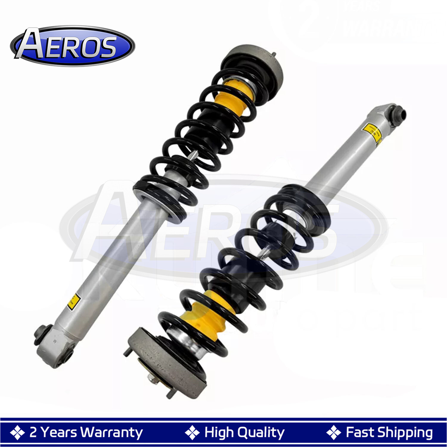 2x Rear Shock Struts Assys w/o EDC For BMW E65 E66 745Li 750i 760Li 760i 2002-08