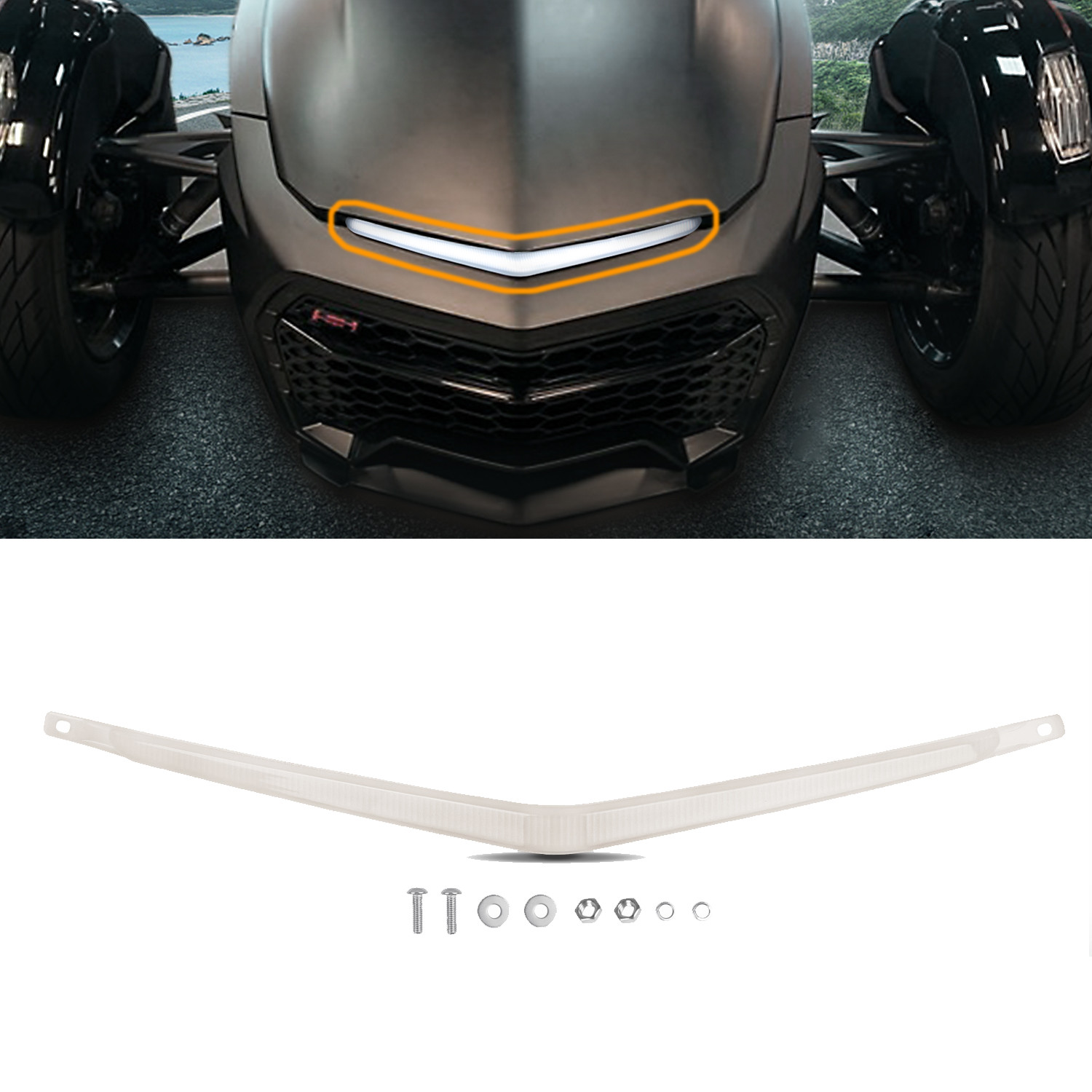 LED Daytime Running Light DRL Signature Light for Can-Am Spyder F3#219400599 LED Daytime Running Light DRL Signature Light for Can-Am Spyder F3#219400599
