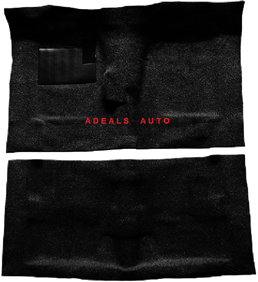 ACC 68-72 GTO LEMANS BLACK MOLDED 4-SPEED CARPET 80/20 LOOP W/ PADDING