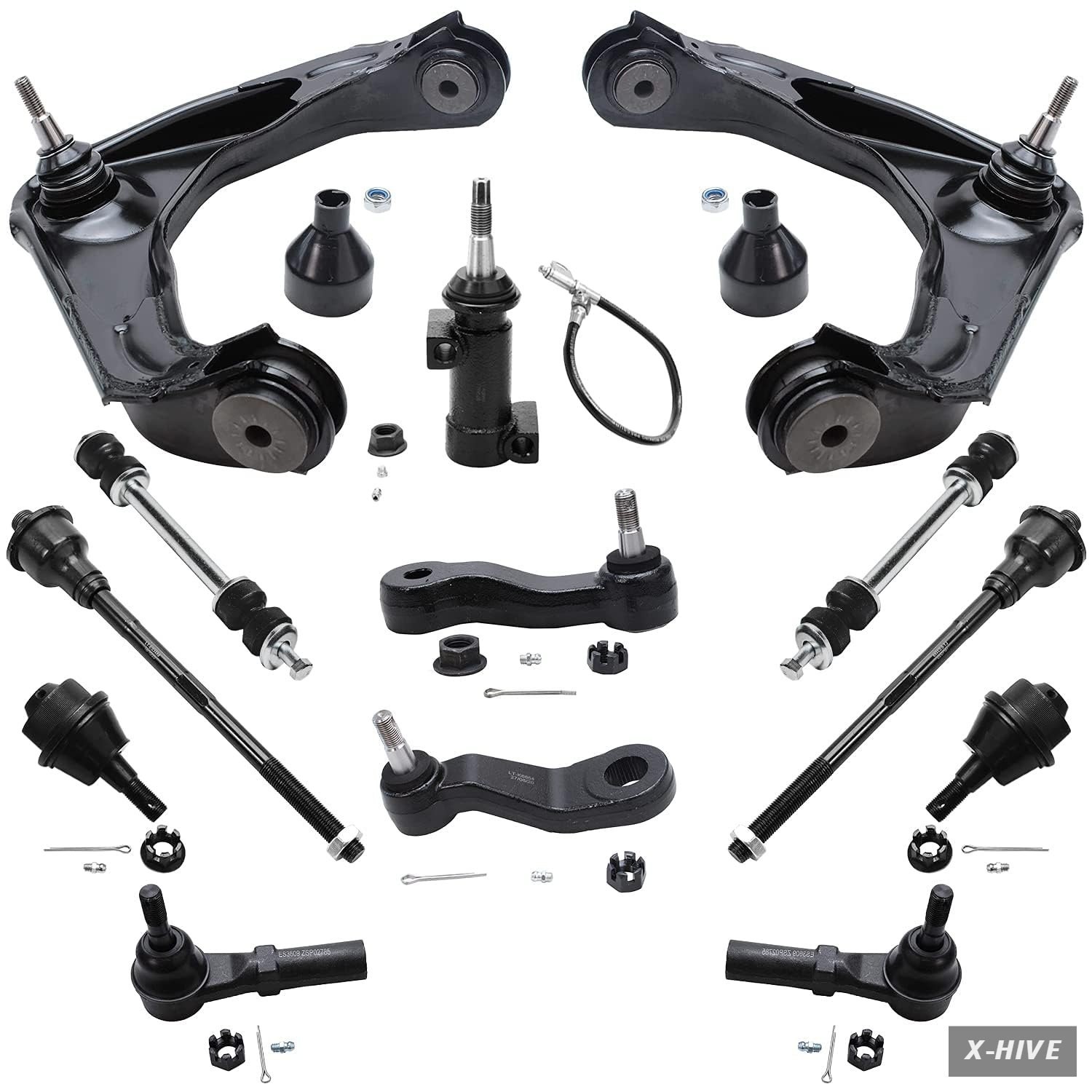 Detroit Axle Control Arms Front End Kit 2001-2010 Chevy Silverado 2500 HD 3500