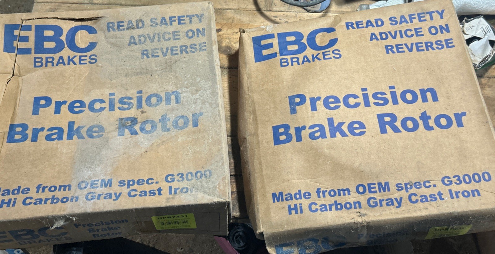 New EBC Brakes Front Brake Rotors UPR7431 / RK7431 - Fits 95-02 Ford F250 F350 4 New EBC Brakes Front Brake Rotors UPR7431 / RK7431 - Fits 95-02 Ford F250 F350 4