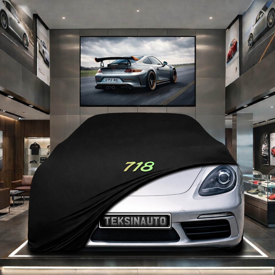 Porsche 718 Boxster (982) Custom Fit Car Cover Indoor Soft Car Cover with Logo