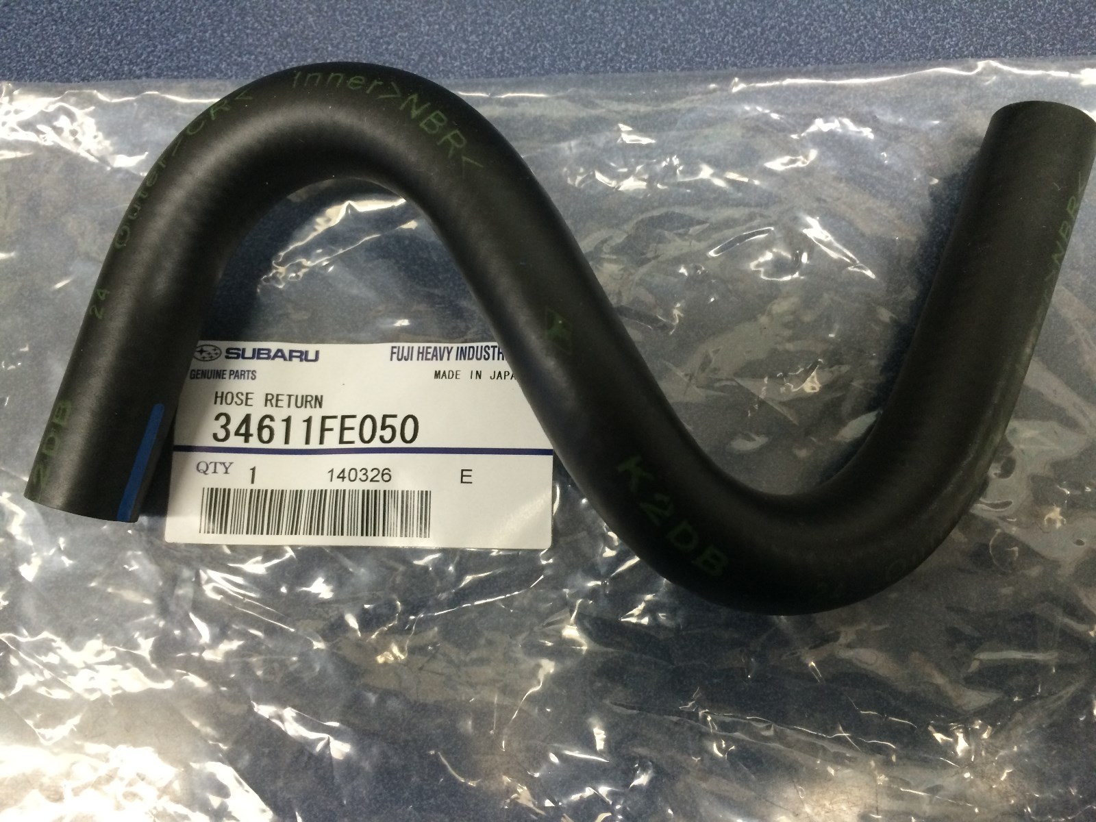 SUBARU OEM 2002-07 Impreza Power Steering Return Hose 34611FE050 WRX STI Genuine