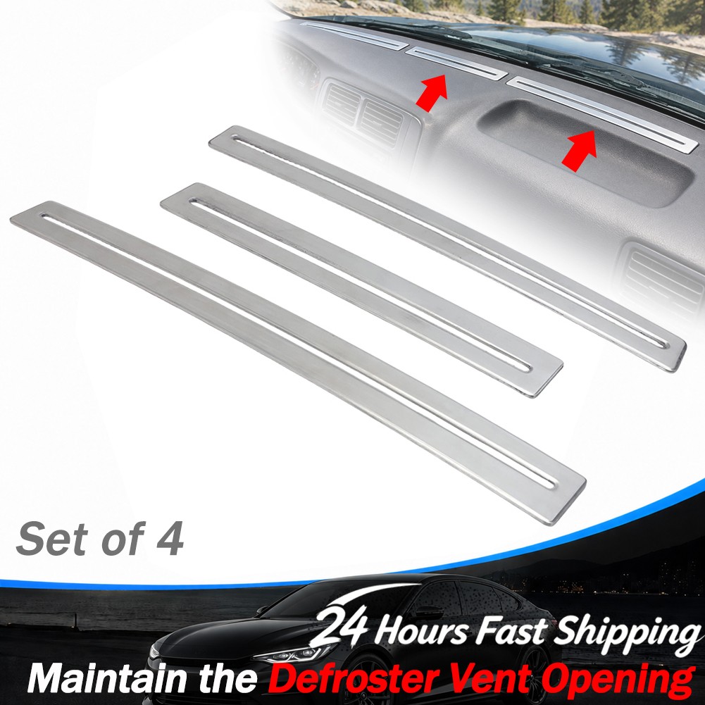 Billet Defroster Vent Set for Nissan D21 Hardbody Dash Defrost Defroster Grille