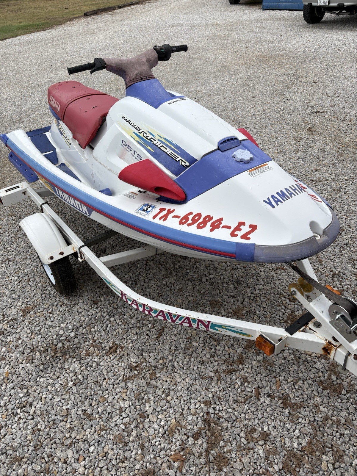 1995 Yamaha Wave raider 1100 Triple Cylinder Two Stroke Ski Partout 
