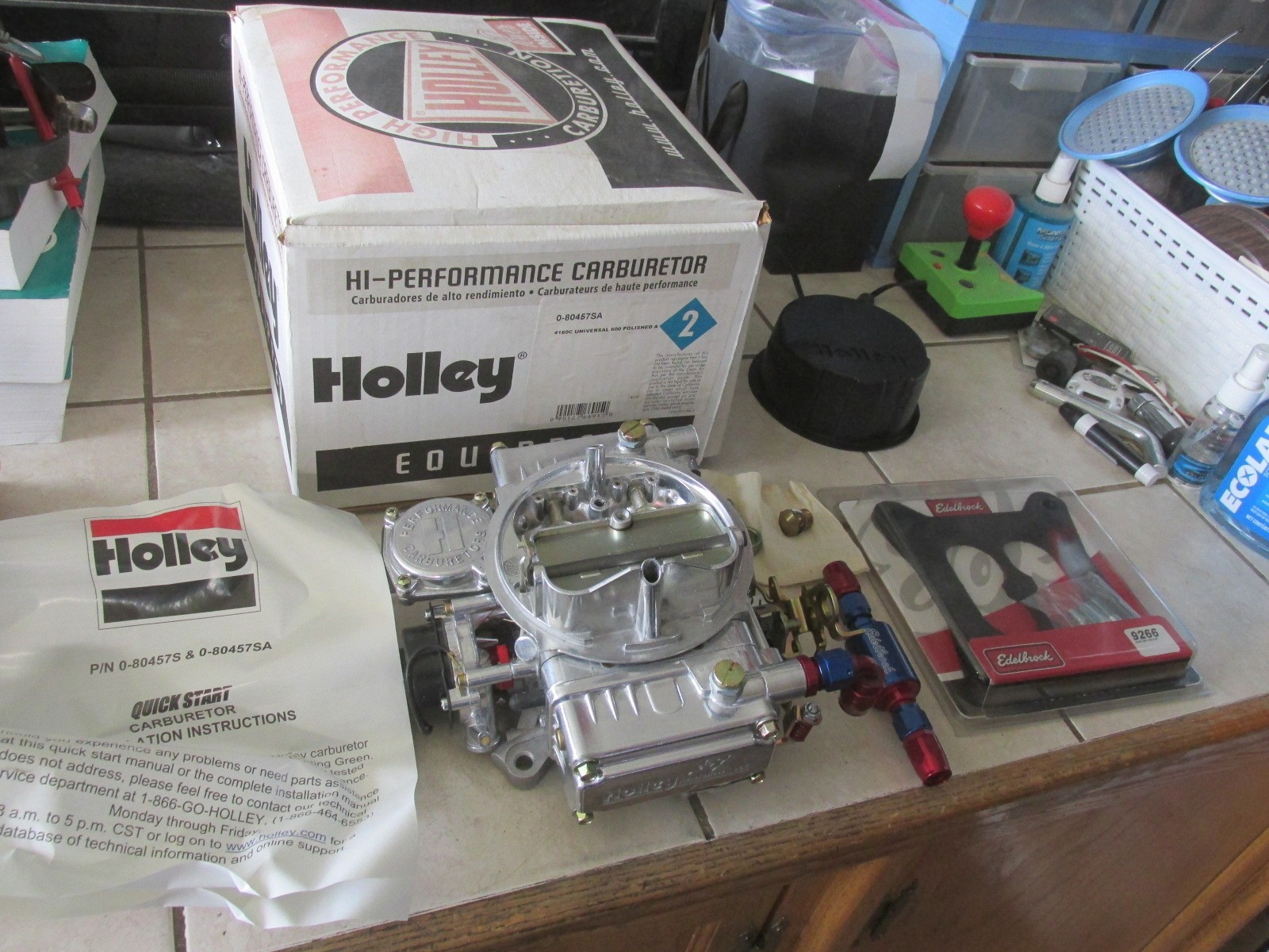 Holly Performance Carburetor 4160 600cfm Polished In Box