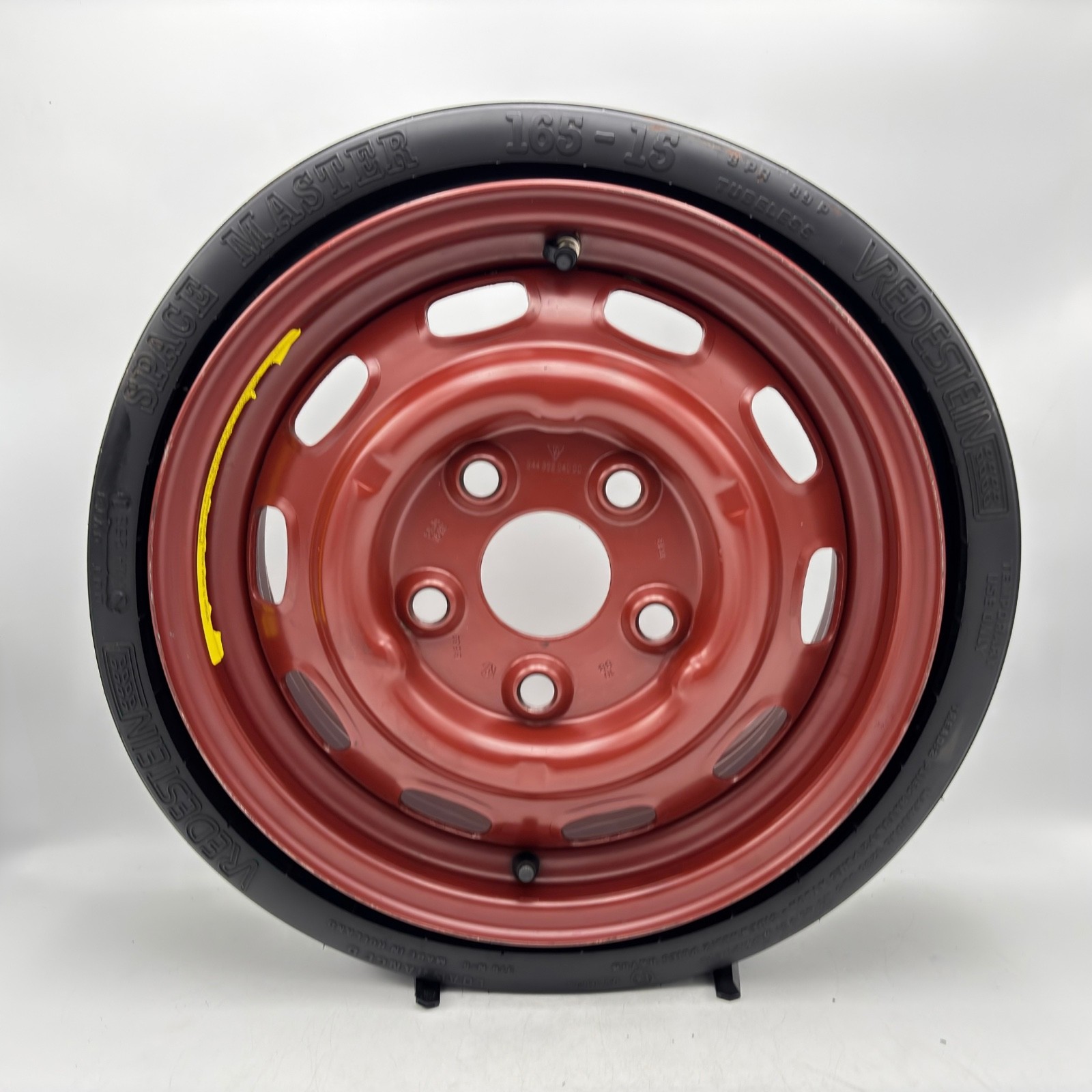 1987-1989 Porsche 944 15 Inch Space Saver Spare Tire Wheel Rim Vredestein OEM 1987-1989 Porsche 944 15 Inch Space Saver Spare Tire Wheel Rim Vredestein OEM