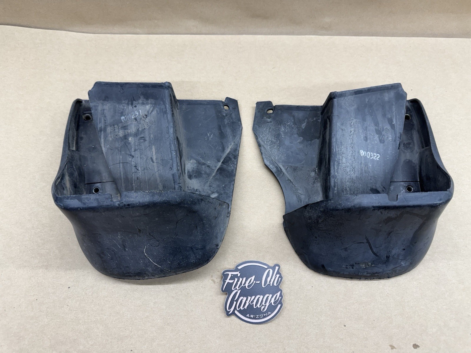 99-00 USDM OEM Honda Civic EK S04 Coupe Sedan rear mud splash guard set RR / RL 99-00 USDM OEM Honda Civic EK S04 Coupe Sedan rear mud splash guard set RR / RL