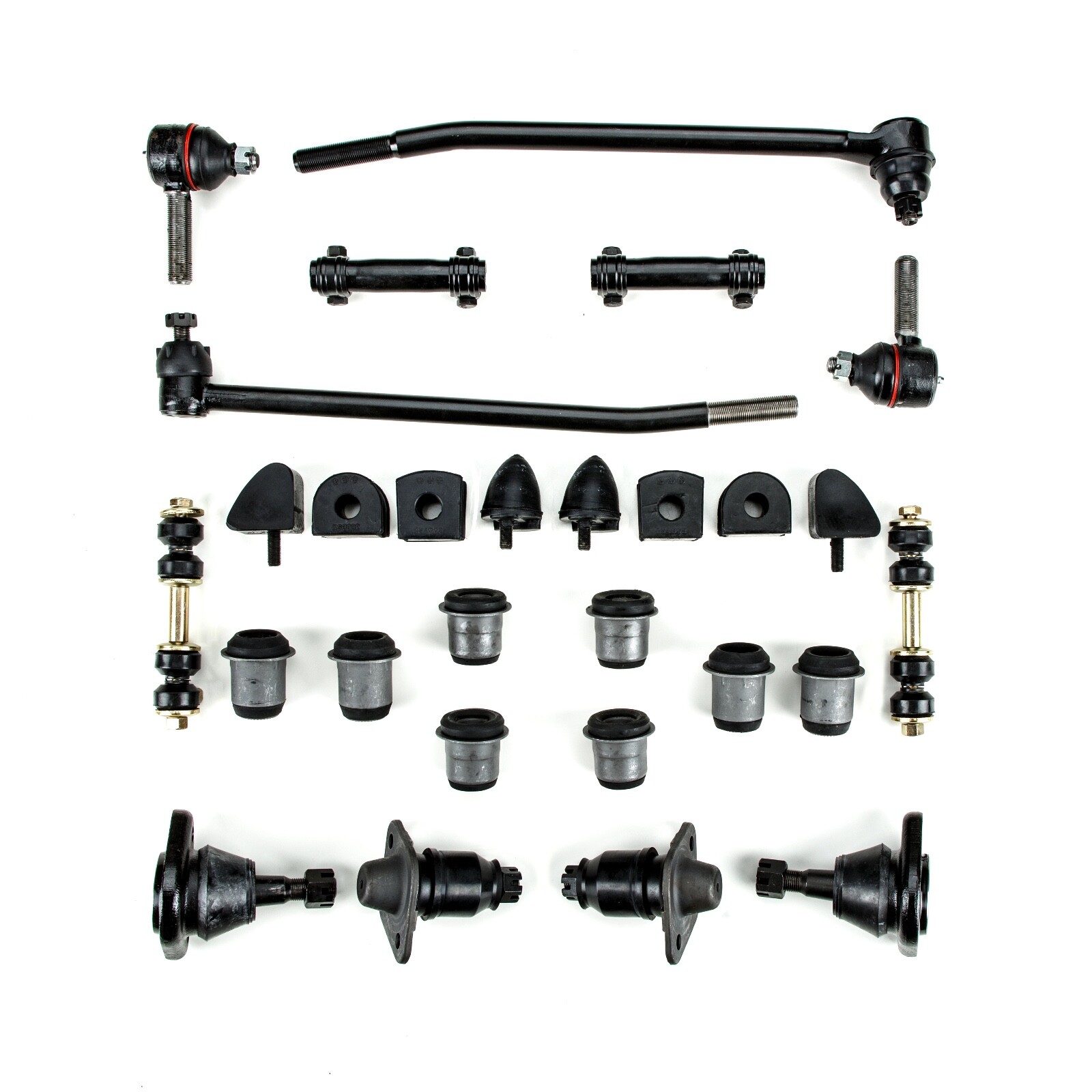 Front End Suspension Rebuild Kit Inner Tie Rods Fits 1957 1958 Ford Full Size