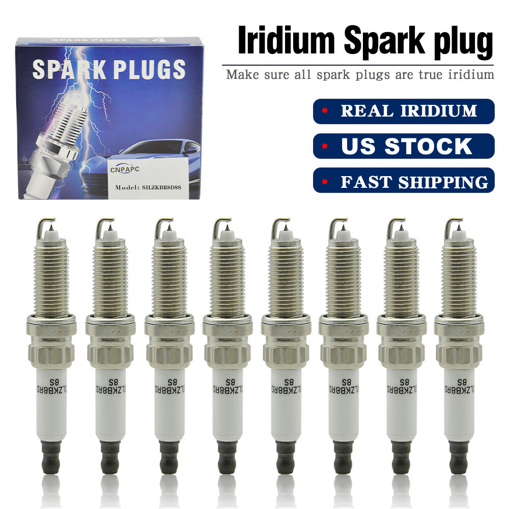 Upgraded 8Pcs Iridium Spark Plugs For Mercedes Benz OEM# A0041598103 ZR6SII3320