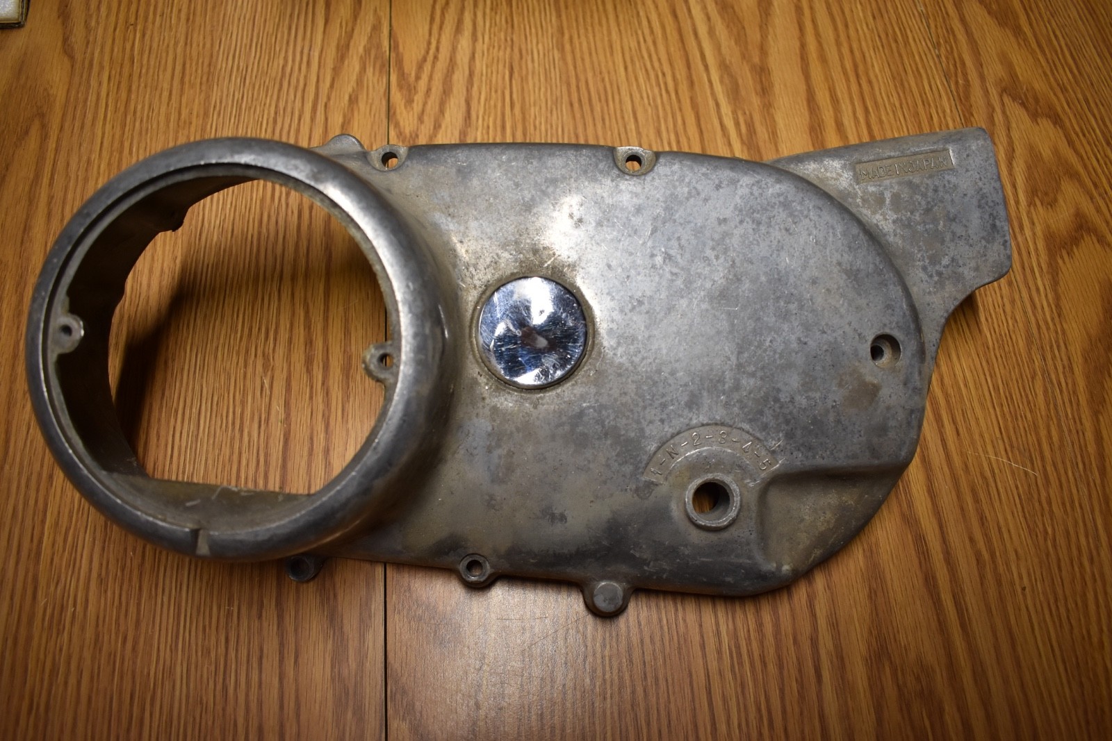 Yamaha XS650 1970-1982 Left Side Engine Cover With Clutch Adjuster Yamaha XS650 1970-1982 Left Side Engine Cover With Clutch Adjuster