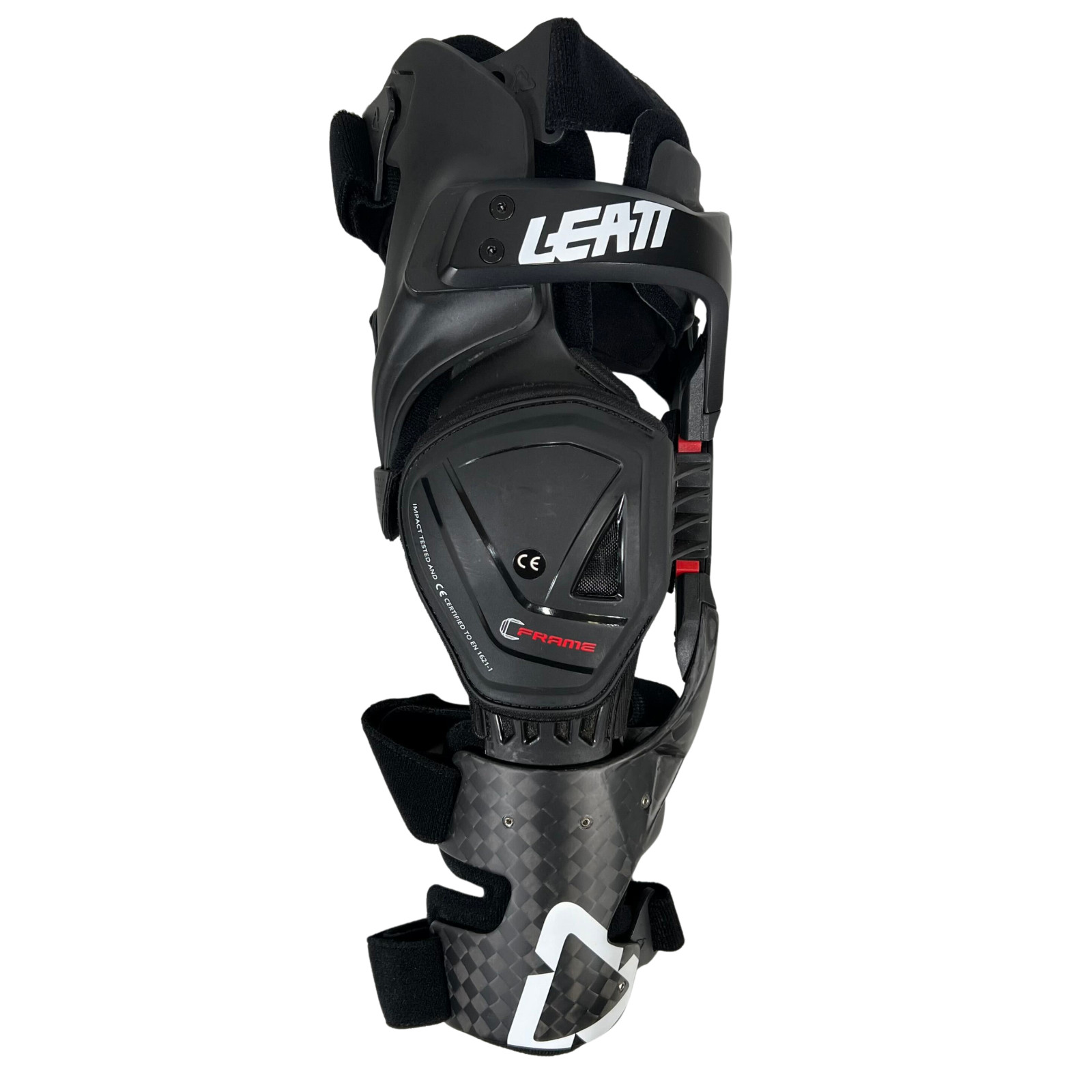 Leatt C-Frame Pro Carbon Fiber Motocross Knee Brace Left Knee Only Size L/XL