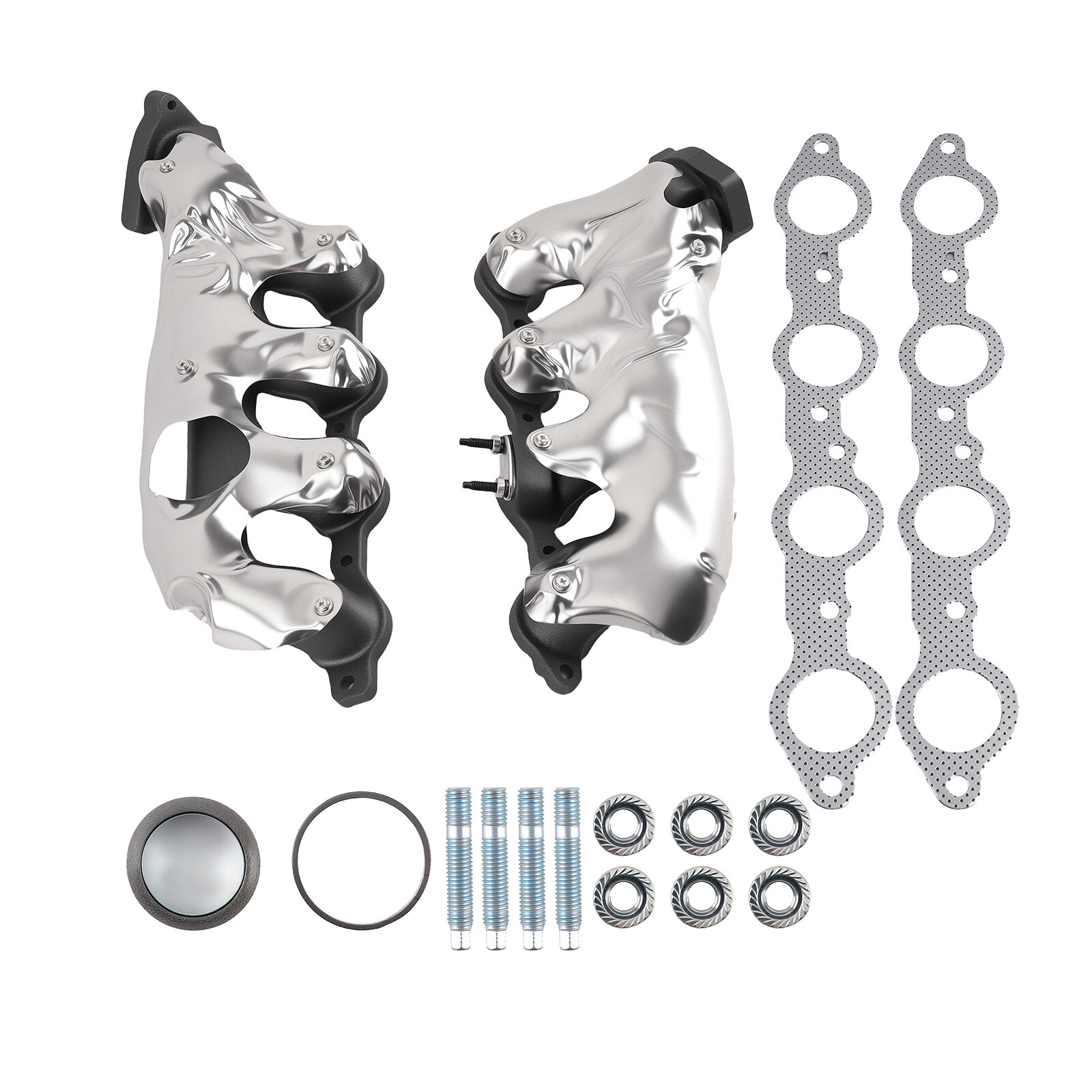 Left & Right Exhaust Manifold For Chevy Silverado GMC Sierra Yukon 1500 2500