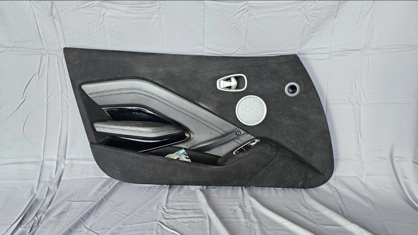 2019-2023 ASTON MARTIN VANTAGE alcantera/suede LEFT driver DOOR PANEL TRIM OEM