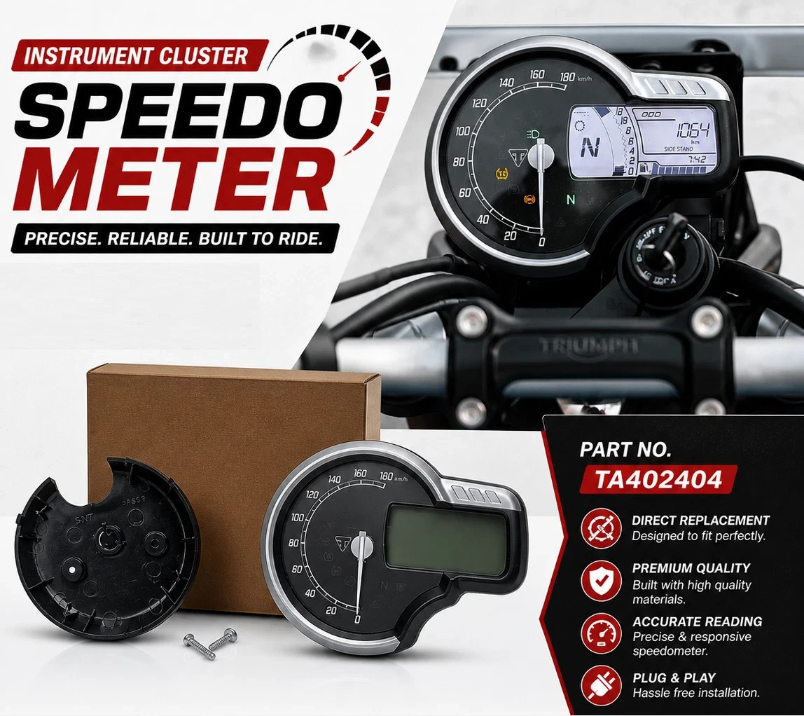 Instrument Cluster Speedometer Fit For Triumph Speed 400 - TA402404