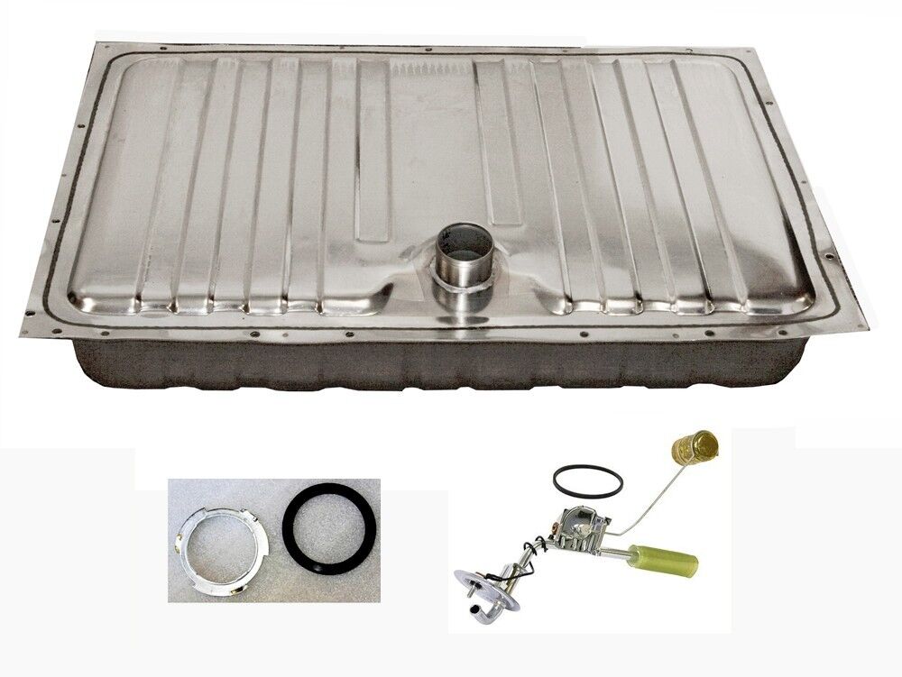 New 1965 - 1968 Mustang Cougar Gas Fuel Tank Stainless Steel Plus Sending Unit