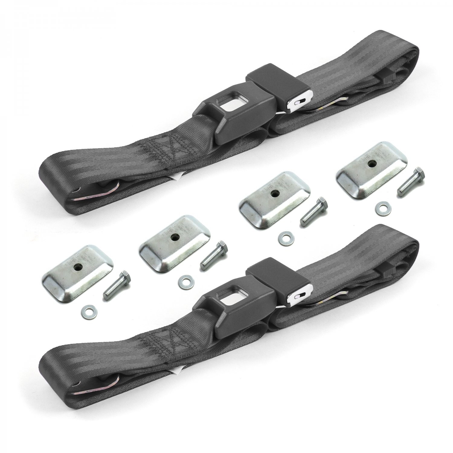 JP Wagoneer 1963 - 1991 Standard 2pt CH Belt Kit w/Brackets-2 Belts  