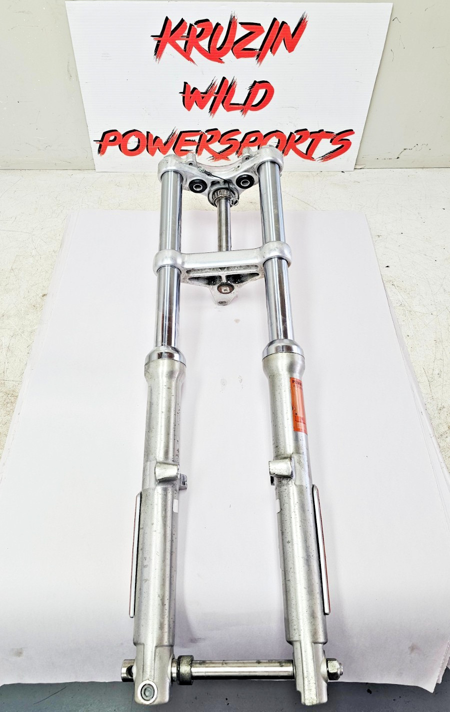 2003 Harley Davidson Sportster Front End Forks Narrow Glide Pair OEM 39mm 16k MI