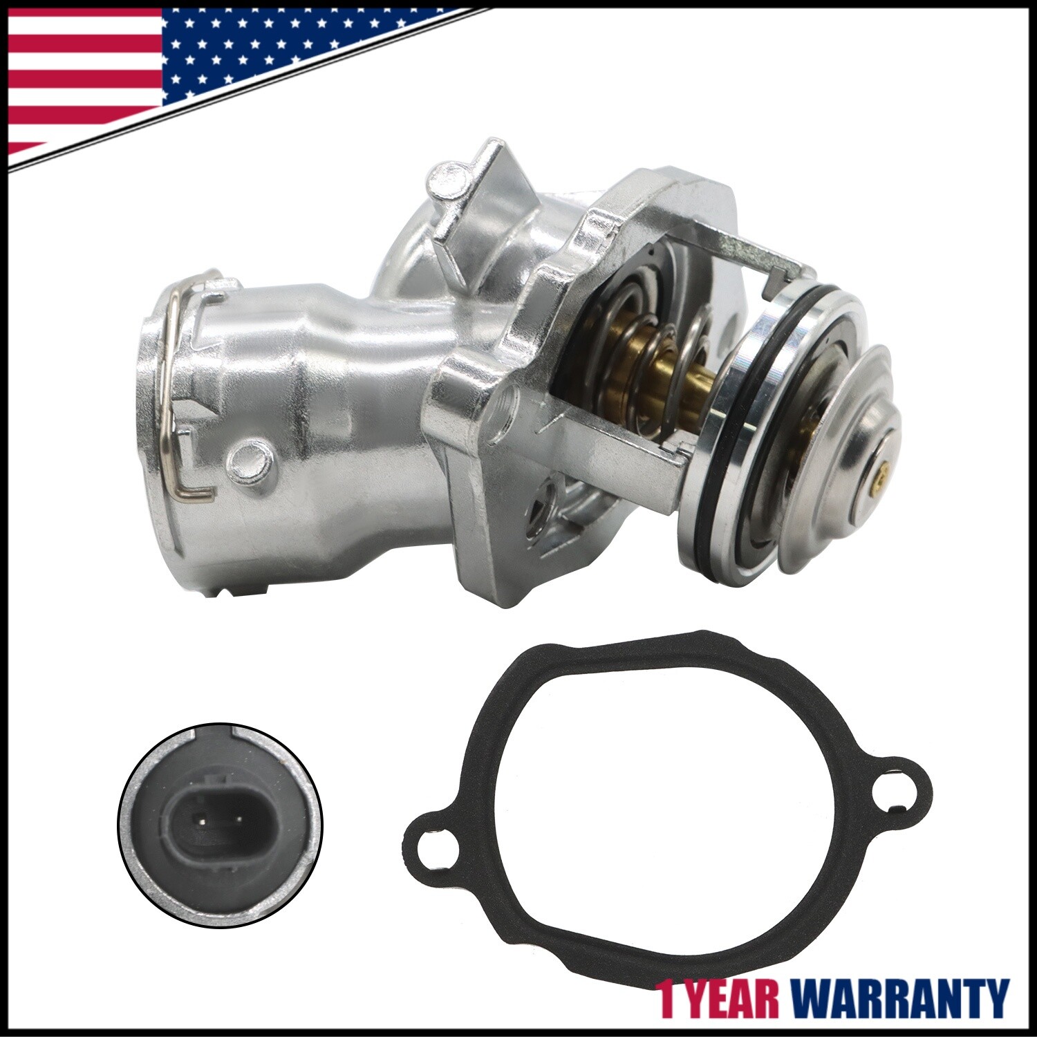 Thermostat Assembly for Mercedes-Benz C230 C300 C350 E350 ML350 R350 SLK350 3.5L
