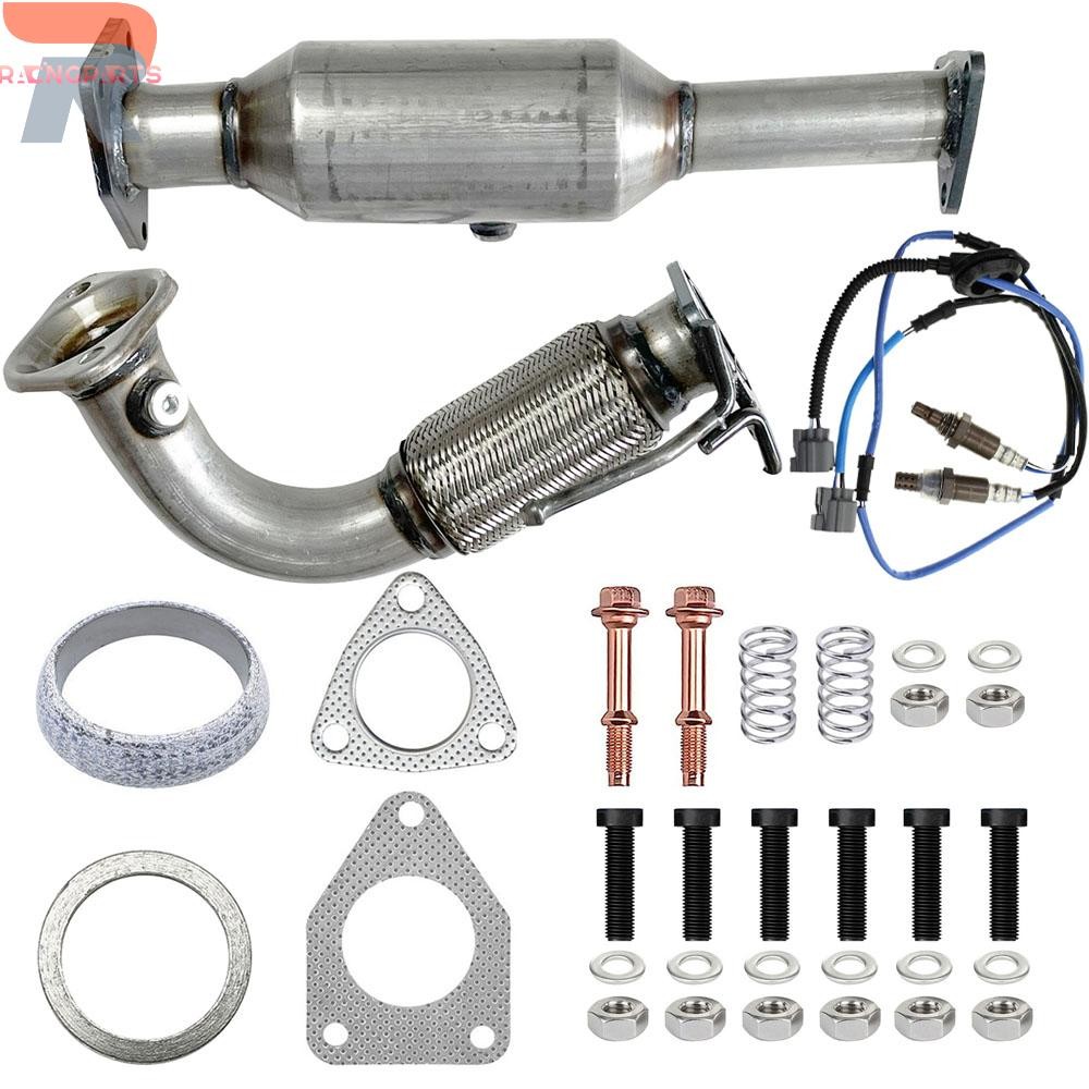 Front Flex Pipe Catalytic Converter W/Oxygen Sensor Fit 03-07 Honda Accord 2.4L