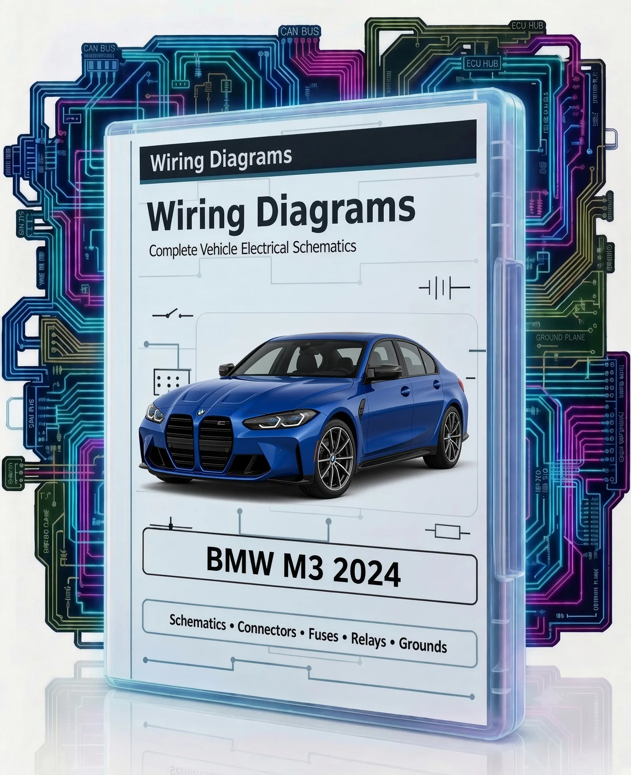 2024 BMW M3 G80 M3 M3 CS M3 Competition Electrical Wiring Diagrams PDF on USB
