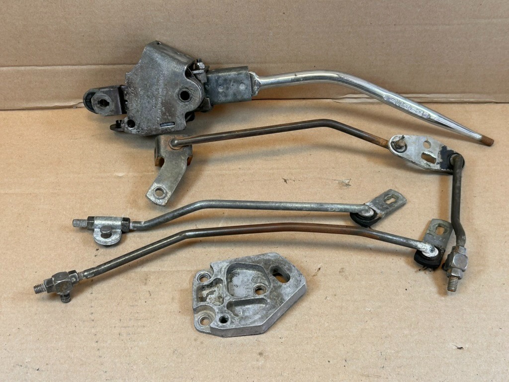 1969 Pontiac GTO Factory Hurst 4 Speed Shifter & Linkage Plus Lockout Parts