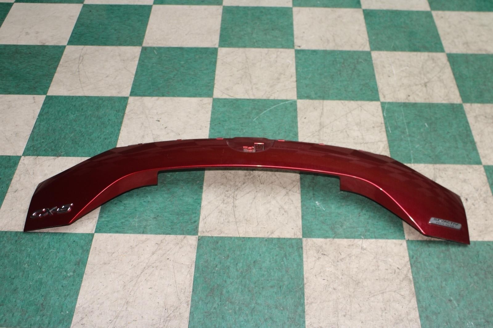 17-22 CX-5 Soul Crystal Metallic Red Rear Liftgate Exterior Molding OEM OE WTY