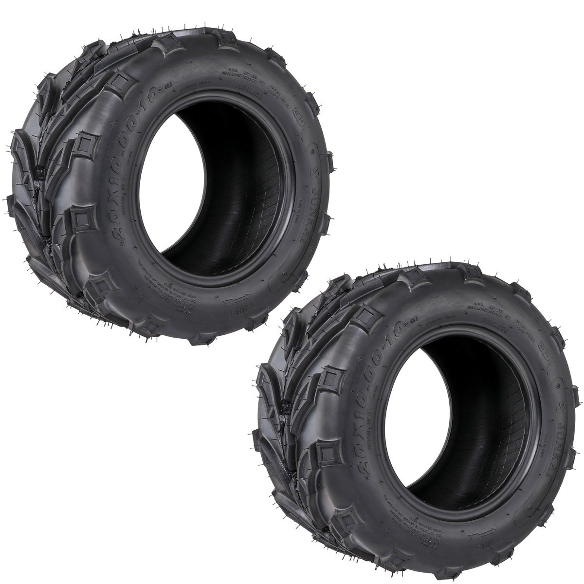 2pcs 20x10.00-10 20x10-10 20x10x10 Tire Tubless Mower Tractor ATV UTV Golf Cart 2pcs 20x10.00-10 20x10-10 20x10x10 Tire Tubless Mower Tractor ATV UTV Golf Cart