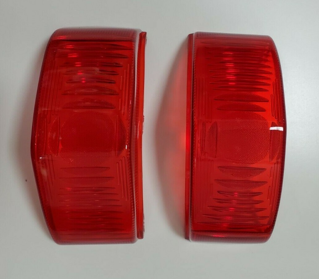1950 - 1952 Plymouth Tail Lights Lens New  Pair
