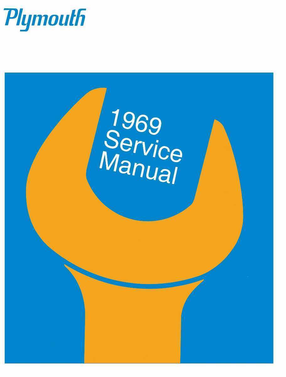 Service Manual for 1969 Plymouth