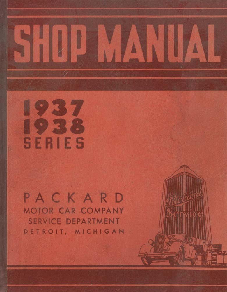 1937-1938 Packard CONDENSED VERSION Factory Shop Service Manual