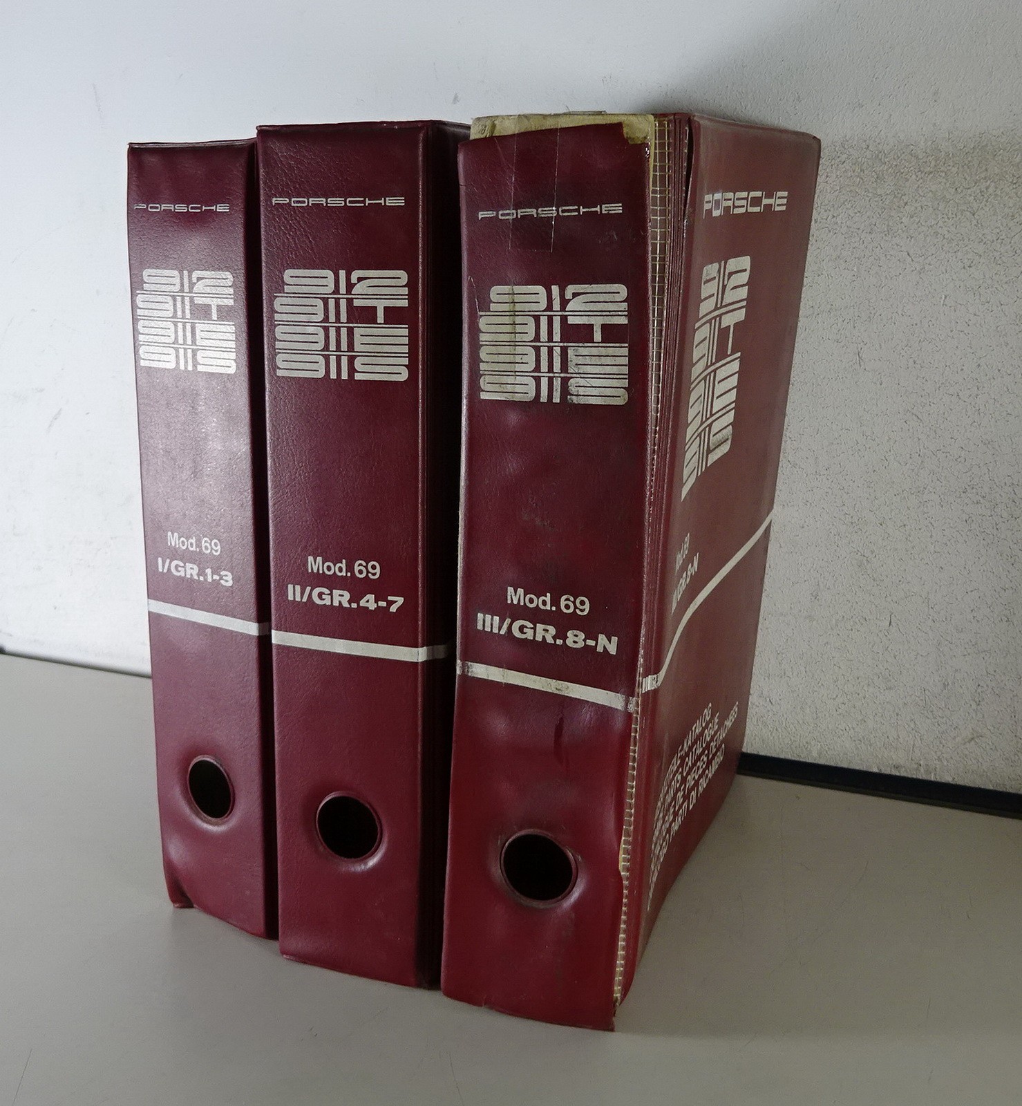 Porsche 911 T/E/S/912 Parts Catalog Targa + Coupe Stand 1969-1972