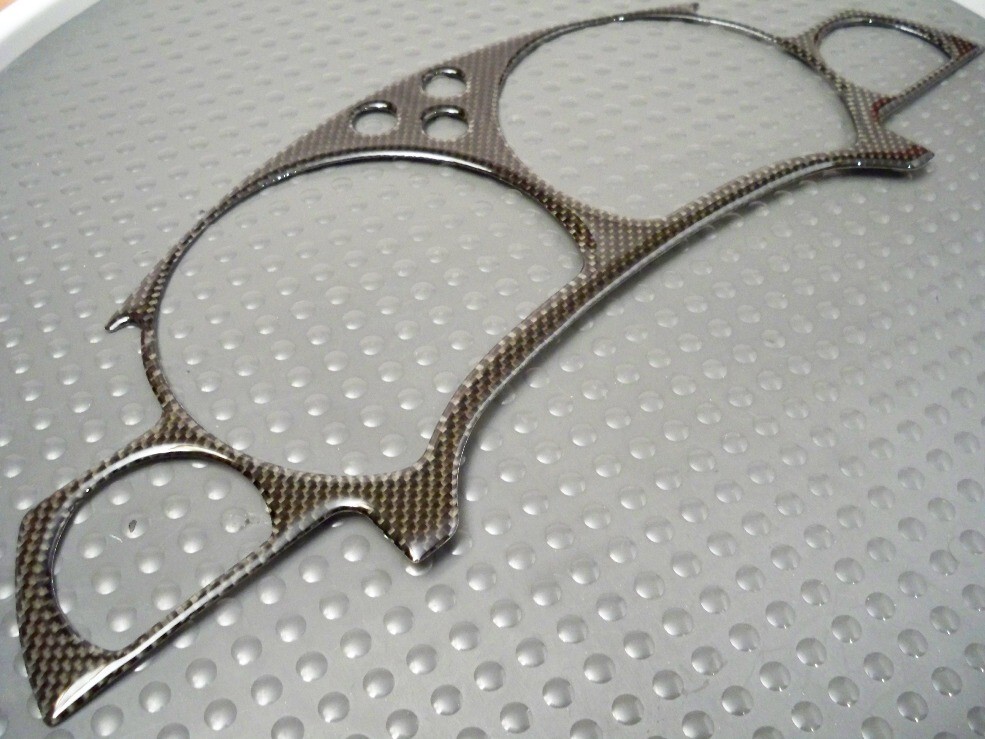 For 1997 1998 Saturn SC Twin Cam 100% Real Carbon Fiber Bezel Billet For Cluster