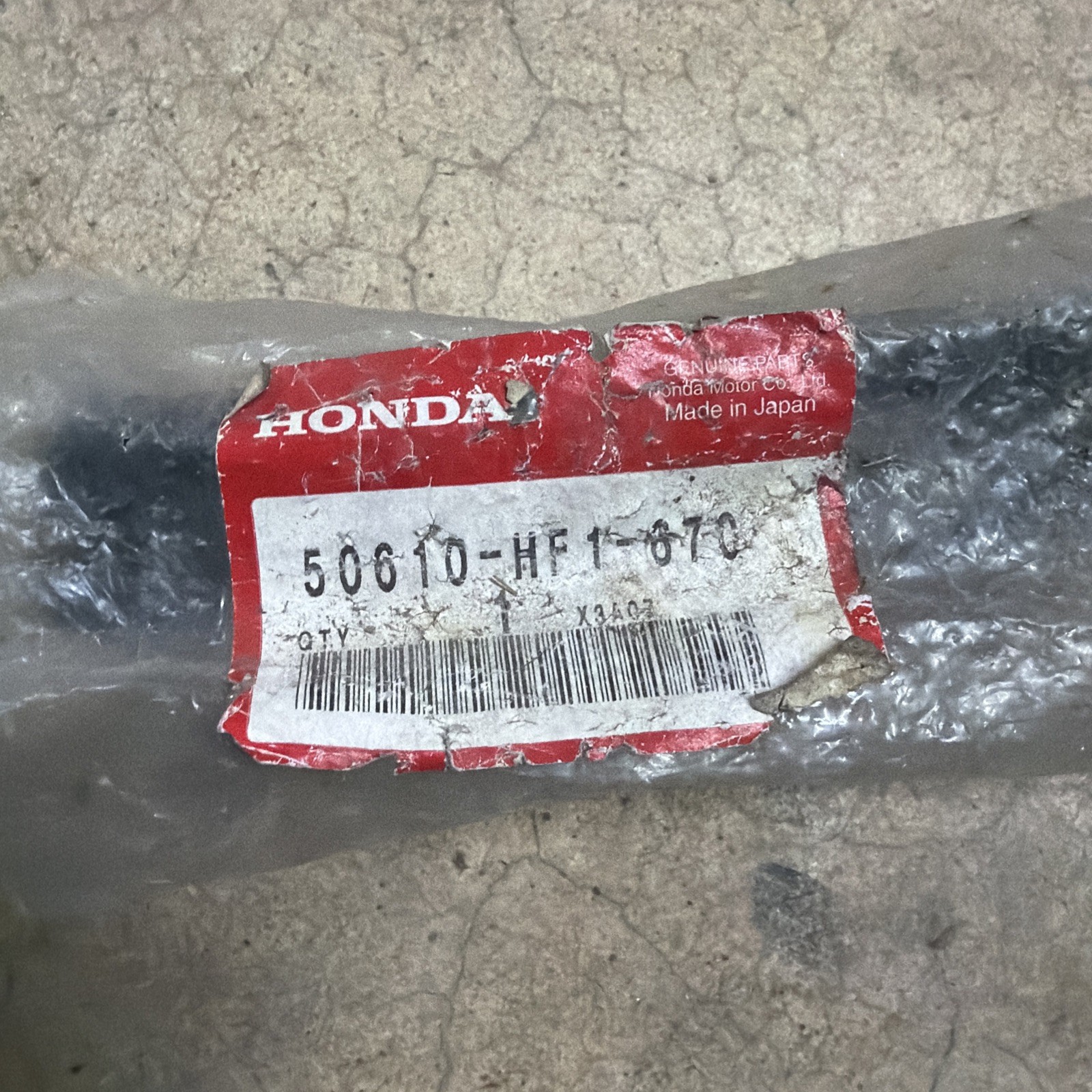 Nos 2001 Honda TRX90 Left Foot Peg Foot Rest 50610-HF1-670 Nos 2001 Honda TRX90 Left Foot Peg Foot Rest 50610-HF1-670