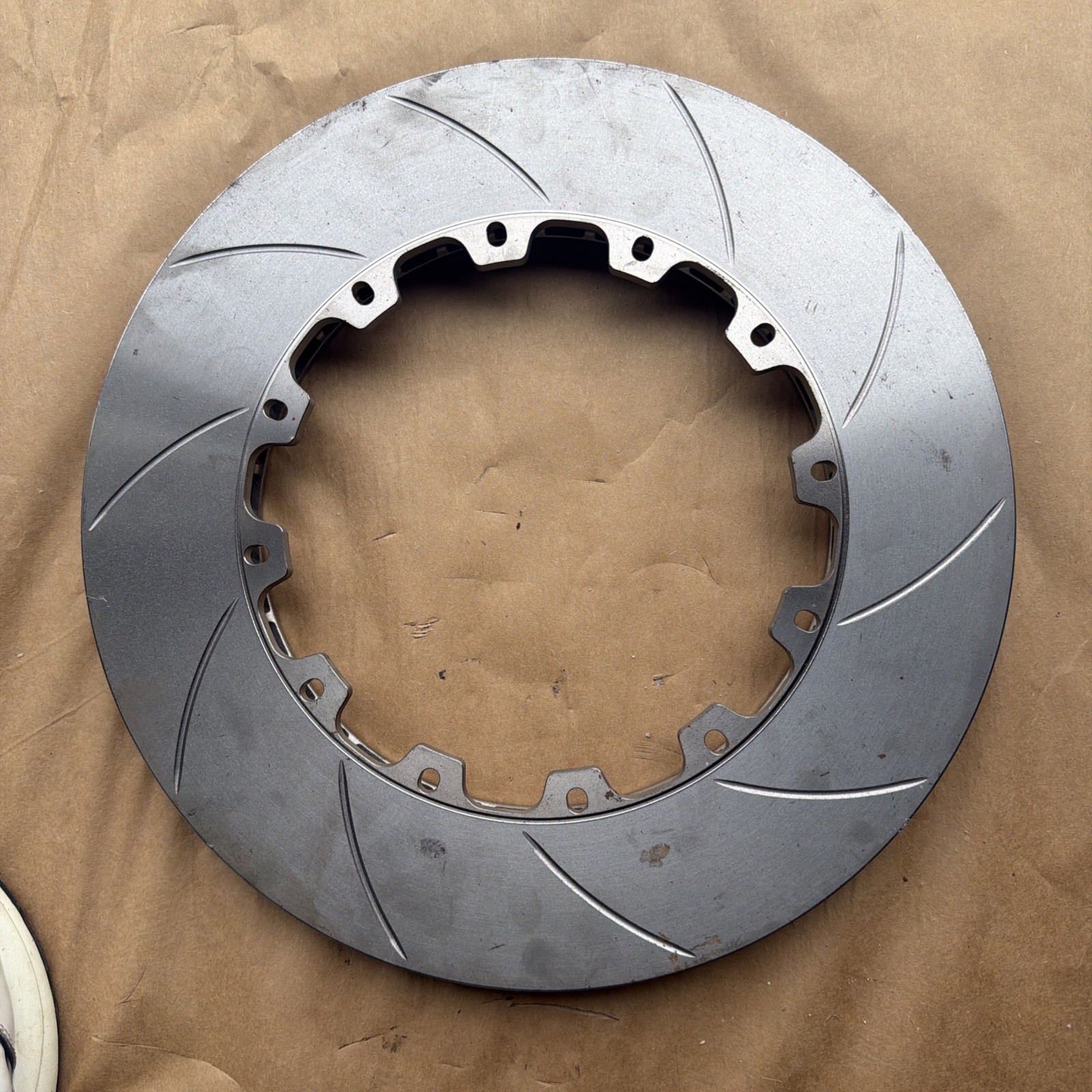 GiroDisc Slotted Rear Rings Fits 911 GT3/GT3 R 991.2 w PCCB Iron Rotor Pad Shape GiroDisc Slotted Rear Rings Fits 911 GT3/GT3 R 991.2 w PCCB Iron Rotor Pad Shape