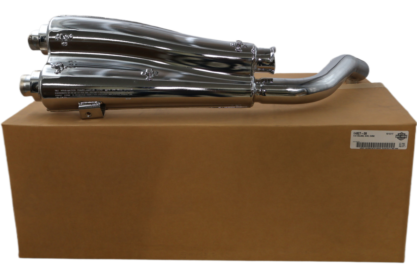64827-09 NEW OEM 2009-2010 HARLEY-DAVIDSON VRSC VROD MUFFLER EXHAUST