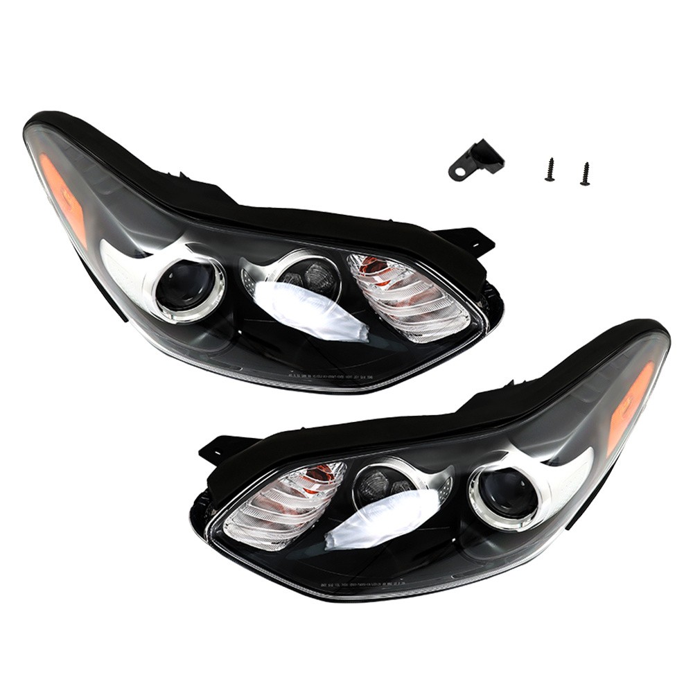 Labwork Left+Right Headlight For Kia Sportage 2017-2019 2WD Halogen w/LED DRL
