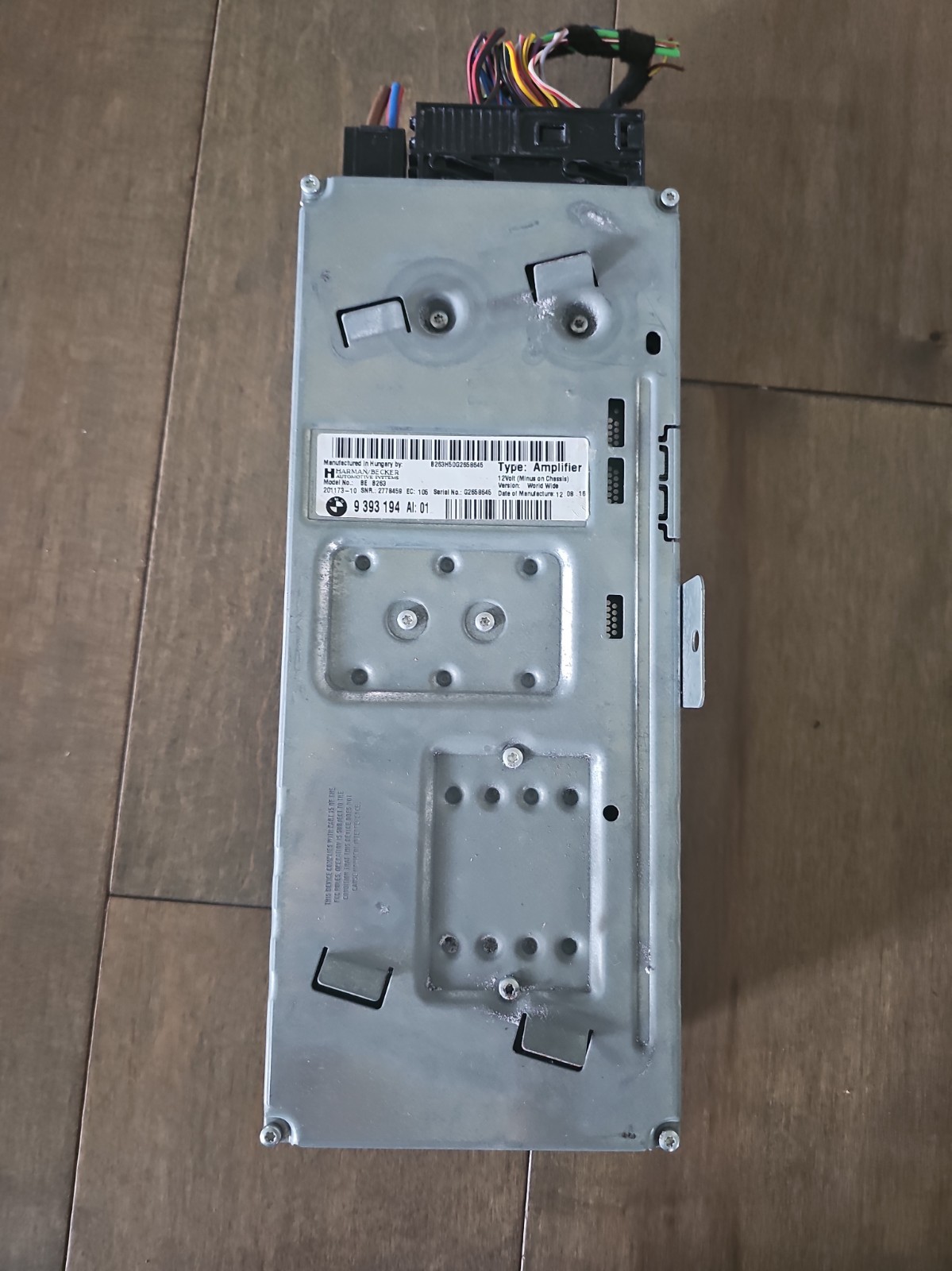 2014-2020 BMW M3 F30 F80 Harman Karbon Becker Amplifier 65129393194 (9393194) 2014-2020 BMW M3 F30 F80 Harman Karbon Becker Amplifier 65129393194 (9393194)