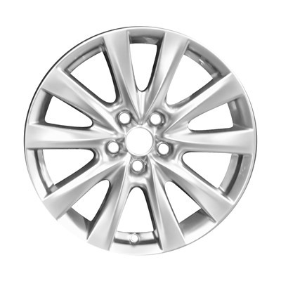 OE Wheel Rim 18\'\' 5x114.3 Aluminum Silver Metallic Fits 2019-2024 Mazda 3