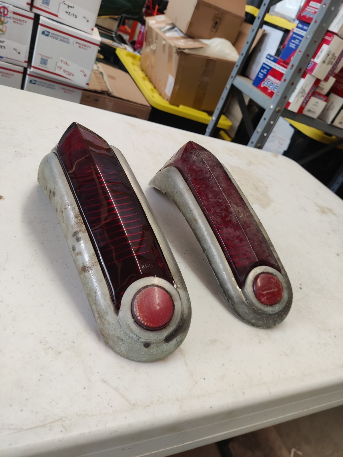 Mercury 1949 1950 Taillight Assemblies Housing Lamp Set Mercury 1949 1950 Taillight Assemblies Housing Lamp Set