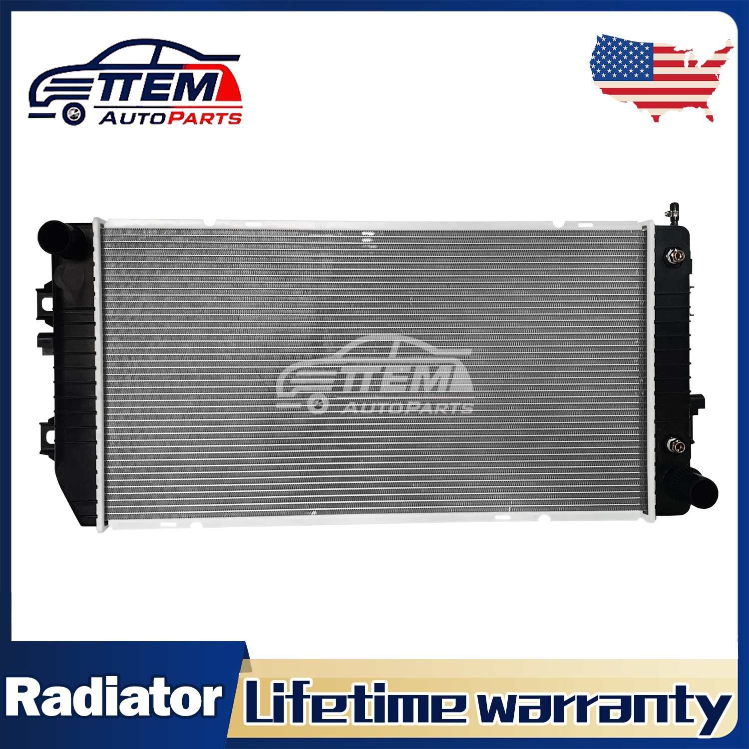 Fits 2006-2022 Express Savana 2500 3500 2.8L 6.6L Aluminum Core Radiator 2935