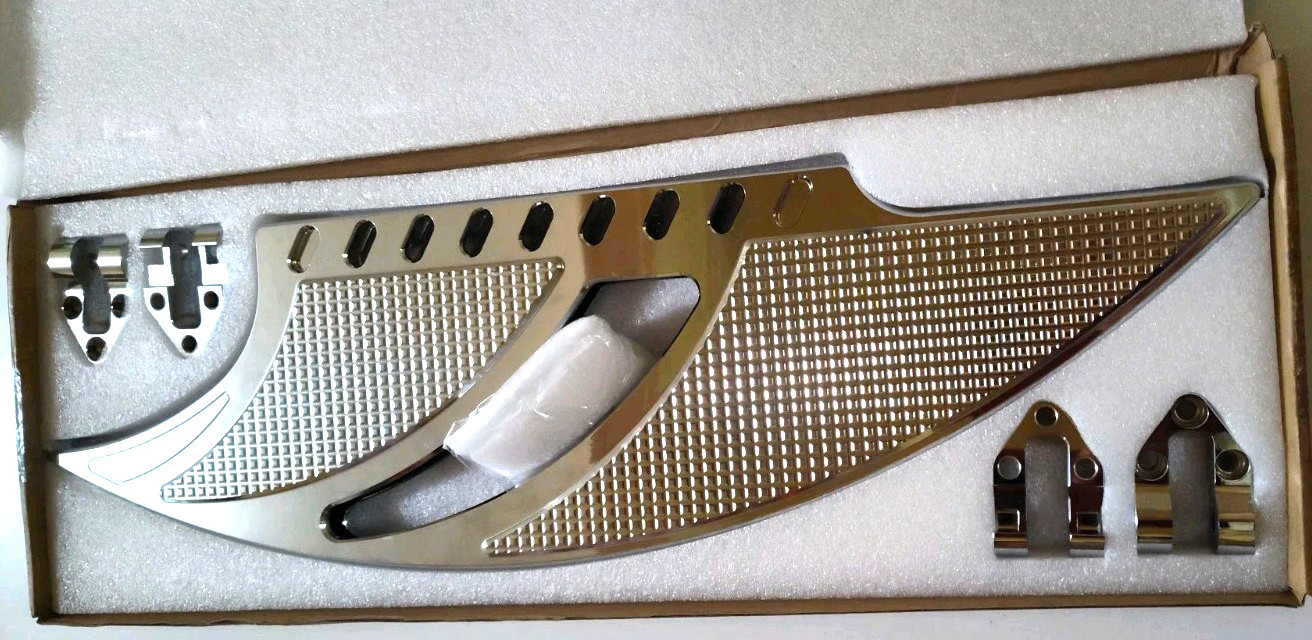 Motorcycle Driver Front Footboards Pedal Rider Foot Pegs Chrome Motorcycle Driver Front Footboards Pedal Rider Foot Pegs Chrome